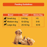 Pedigree Dog Treats Meat Jerky Stix, Smoked Salmon, 60 g (Pack of 12)